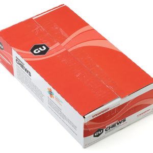 GU Energy Chews (Strawberry w/Caffeine) (12 | 2.12oz Pouches)