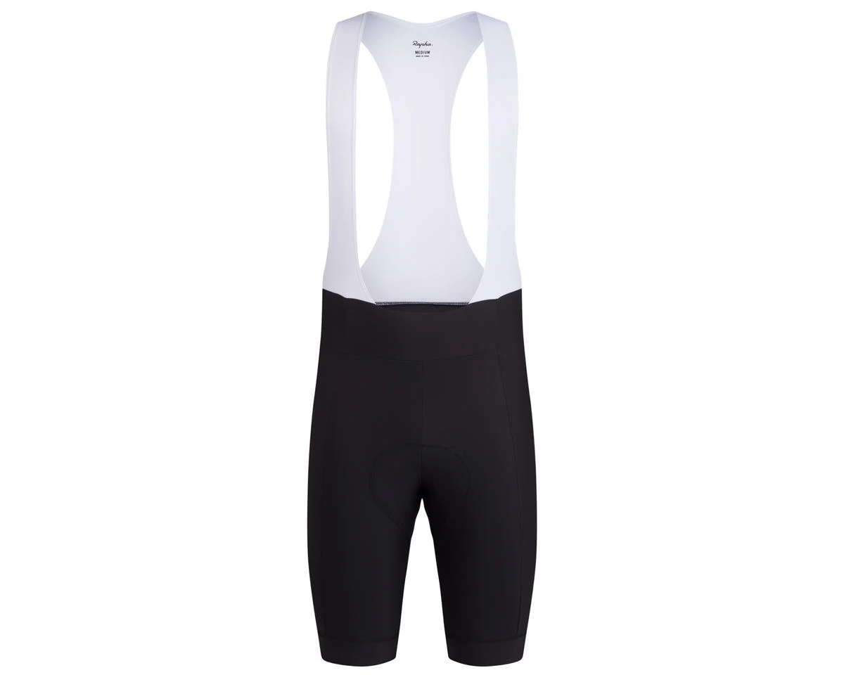 Rapha Men’s Core Bib Shorts (Black/White) (L)