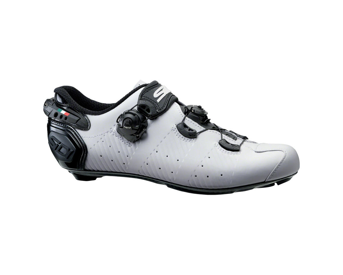 Sidi Men’s Wire 2S Road Shoes (White/Black) (43)