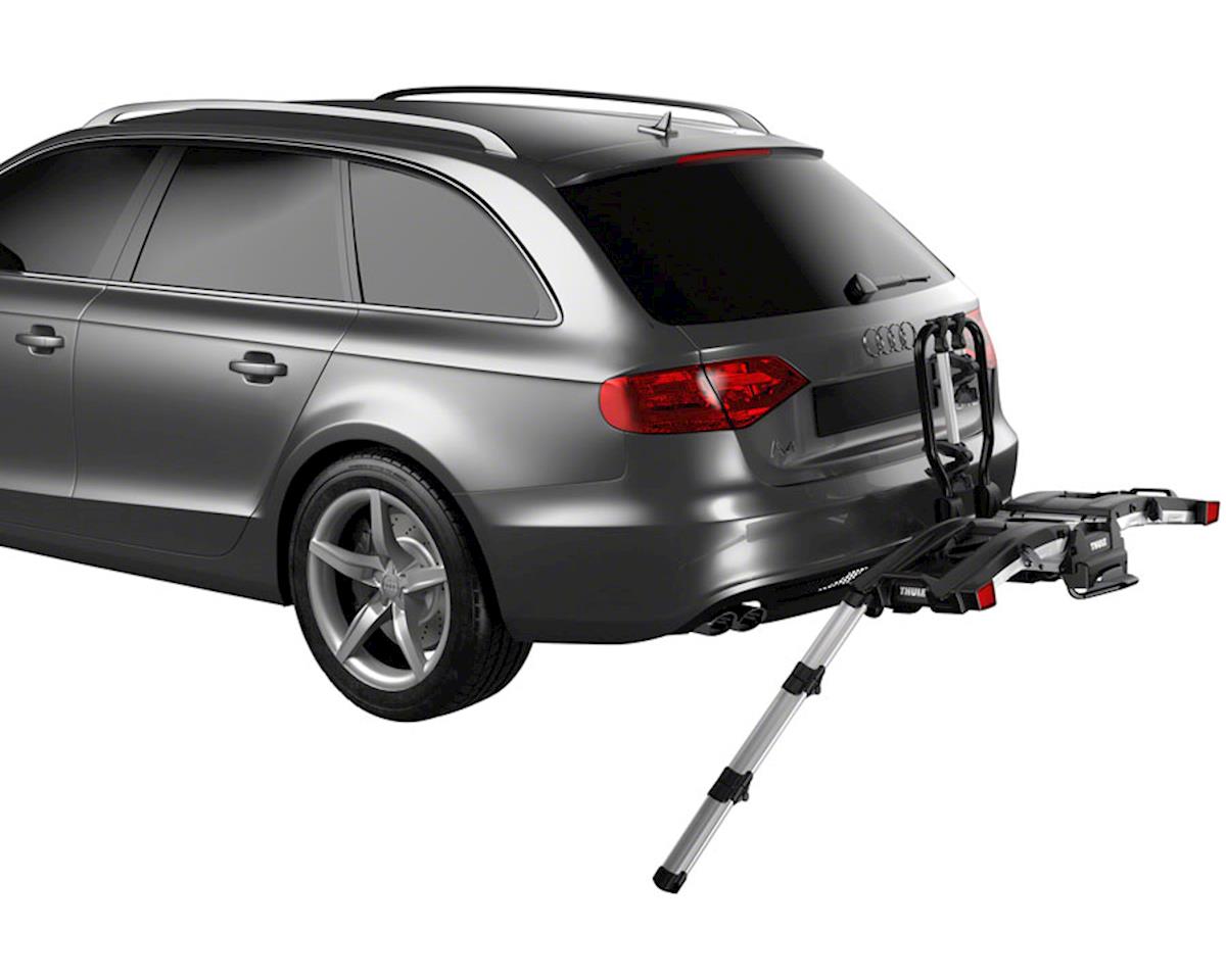 Thule Easyfold XT Hitch Rack (Black/Silver) (2 Bikes) (1.25 & 2″ Receiver)