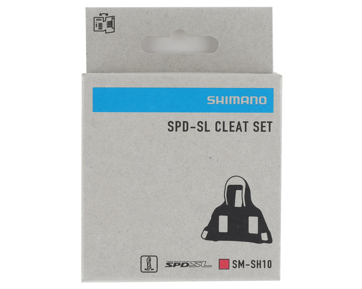 Shimano SPD-SL Road Cleats (0°) (SM-SH10) (Red)