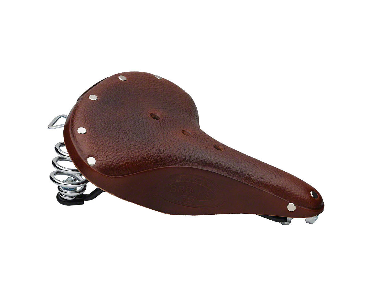 Brooks B67 Men’s Saddle (Brown) (Black Steel Rails) (210mm)