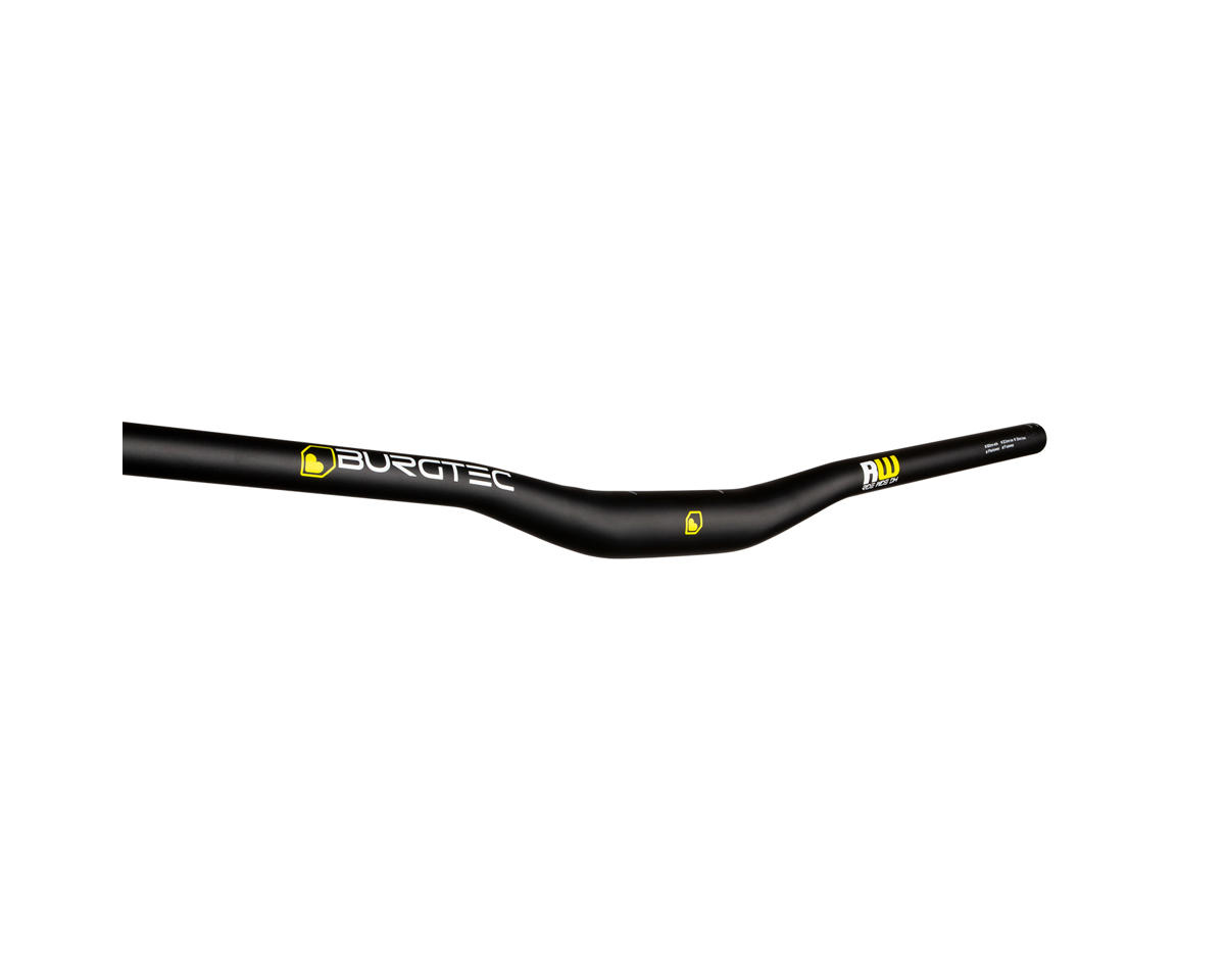 Burgtec Ride Wide DH Riser Bar (Black) (22.5mm Rise) (800mm) (35mm Clamp)