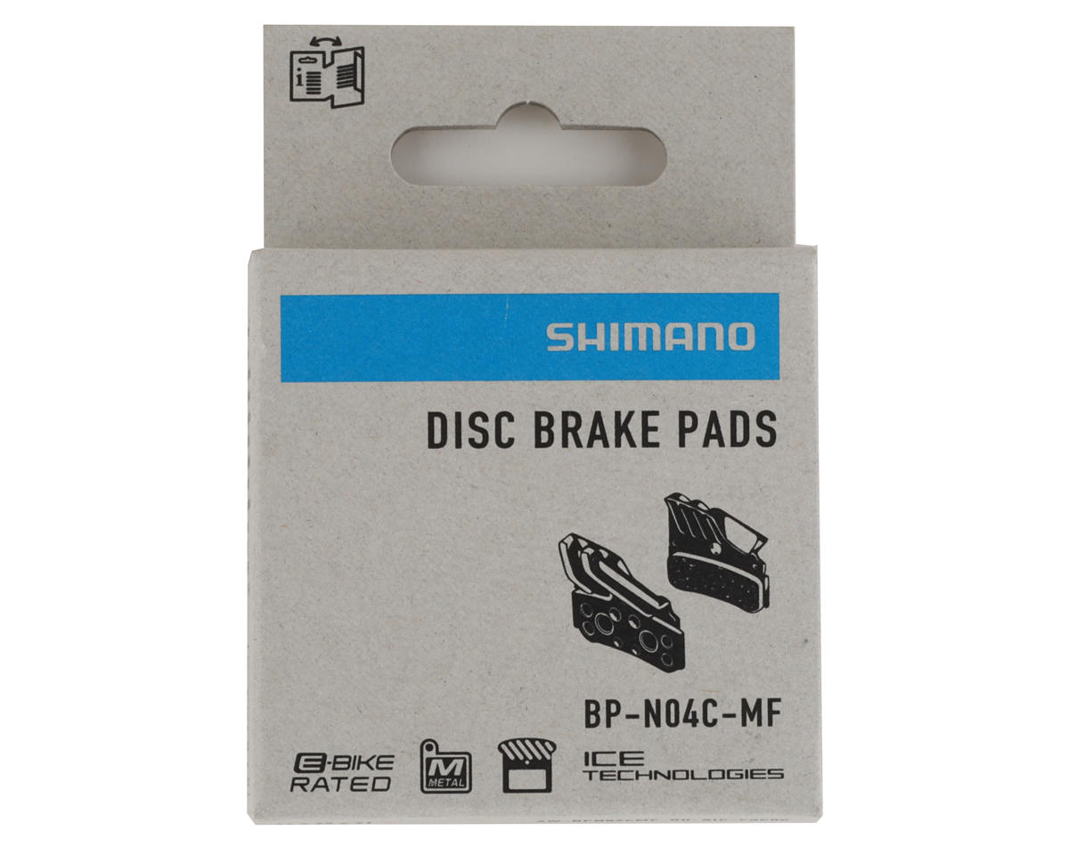 Shimano Disc Brake Pads (Metal) (w/ Cooling Fins) (N04C-MF) (Shimano XTR M9120) (1 Pair)