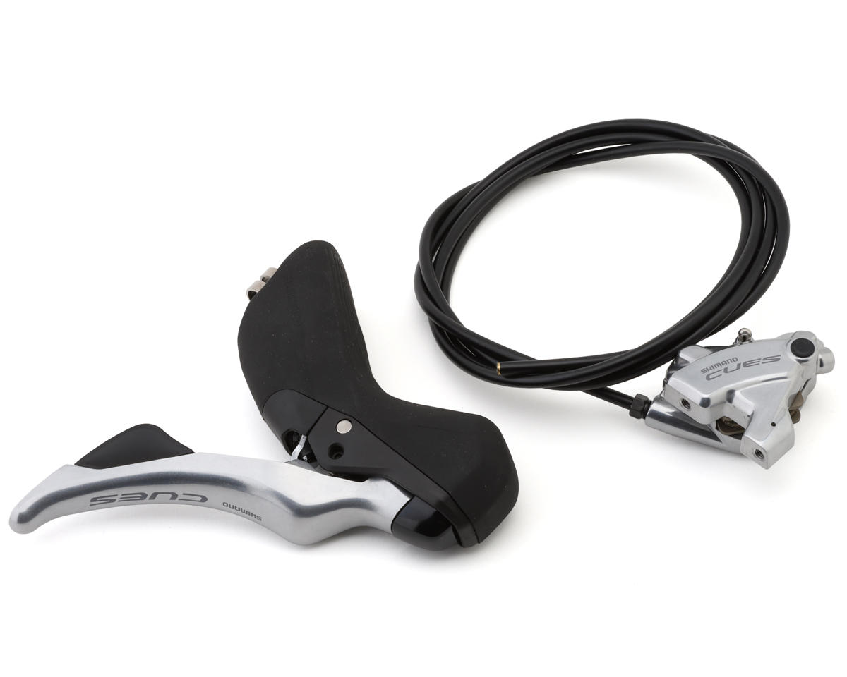 Shimano CUES ST-U6030 Hydraulic Disc Brake/Shift Lever Kit (Polished Silver) (Right) (Flat Mount) (10/11 Speed) (Caliper Included)