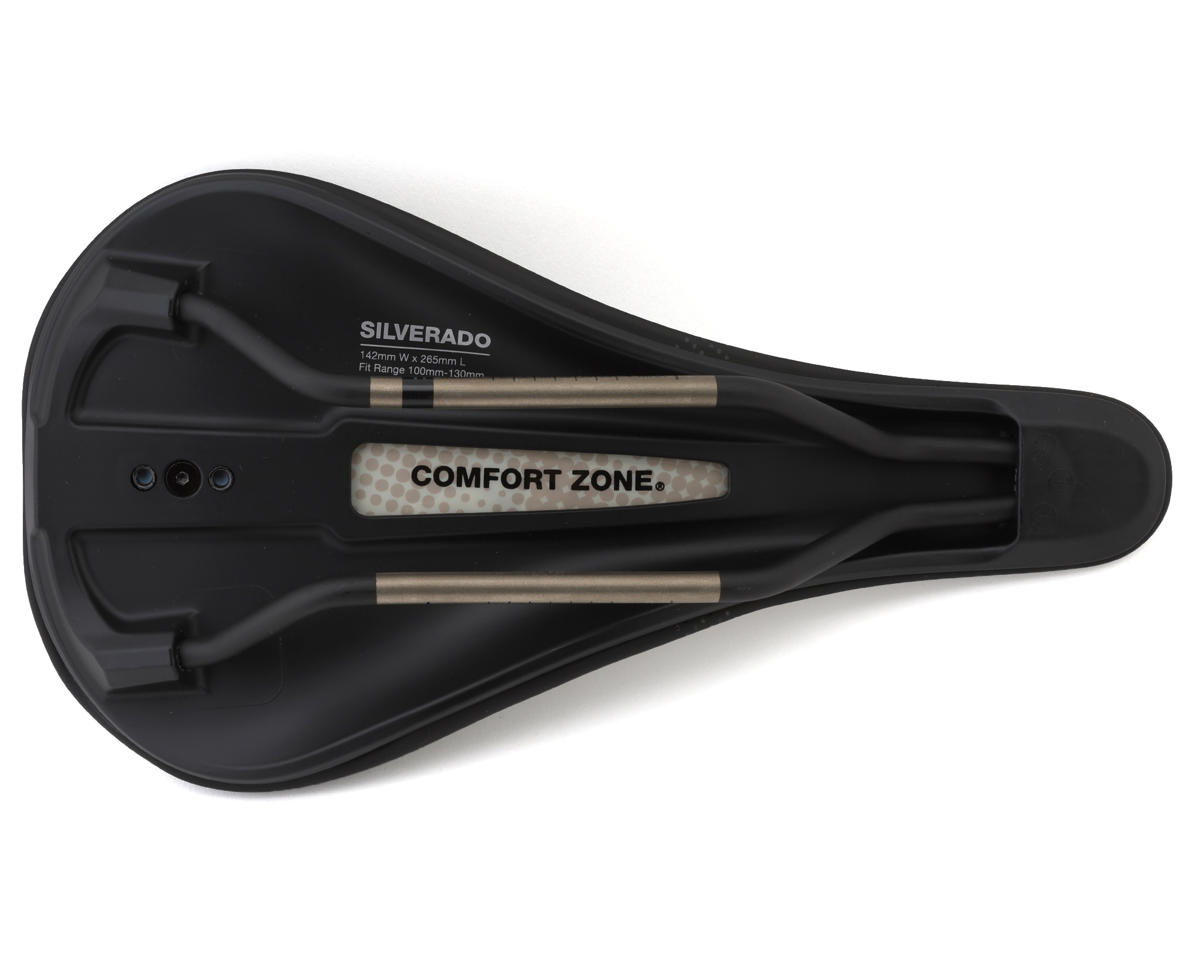 WTB Silverado 265 Fusion Form Saddle (Black) (Titanium Rails) (Medium) (142mm)