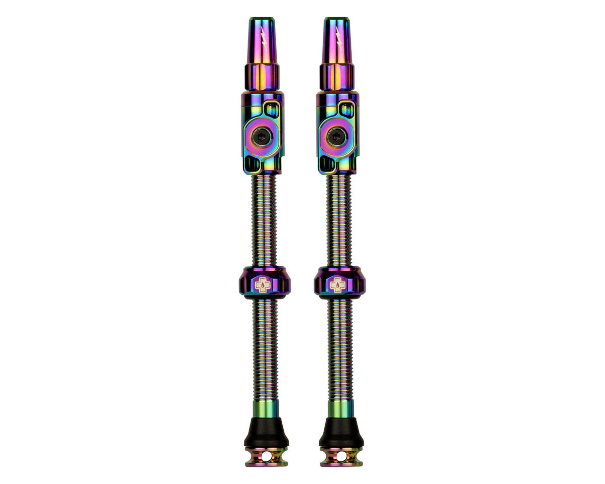 Muc-Off Big Bore Lite Tubeless Valves (Iridescent) (2X-Large) (70mm)