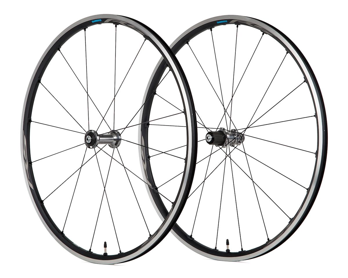 Shimano WH-RS500-TL-FR Rim Brake Wheelset (Dark Grey) (Shimano HG 11/12) (QR x 100, QR x 130mm) (700c) (Tubeless)