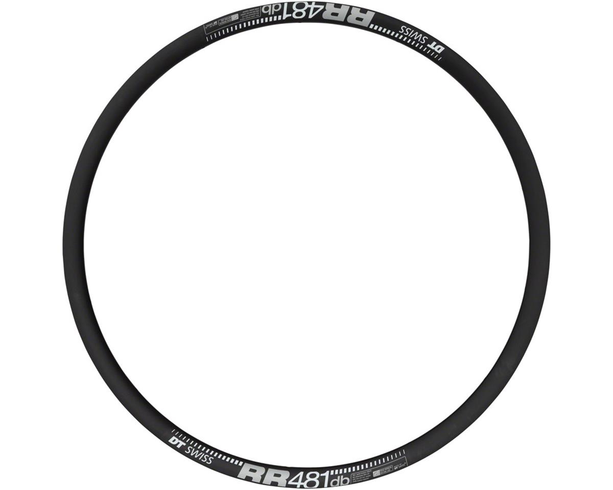 DT Swiss RR 481 Road Rim (Black) (Tubeless) (Disc Brake) (22mm Internal Width) (24H) (700c)