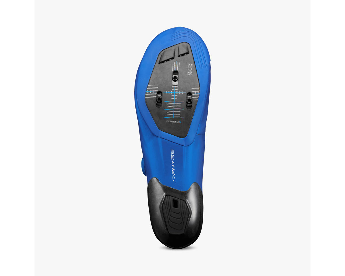 Shimano SH-RC910 S-PHYRE Road Bike Shoes (Blue) (42) (Standard)