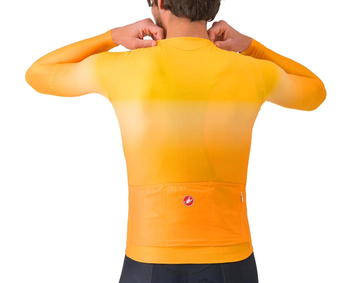 Castelli UPF Long Sleeve Jersey (Vivid Orange) (S)