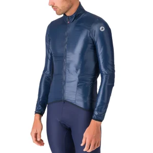 Castelli Aria Shell 2 Jacket (Belgian Blue) (L)
