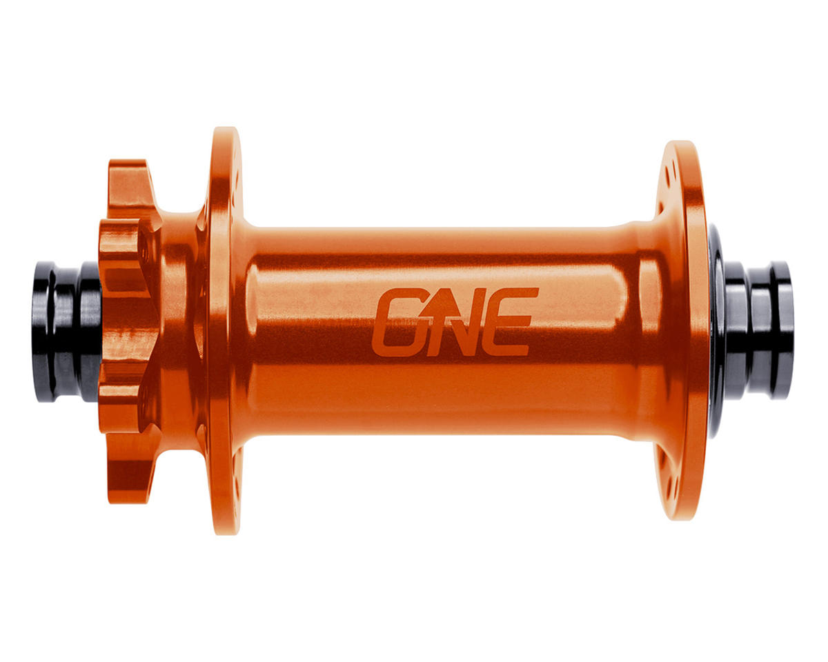 OneUp Components Disc Brake Hub (Orange) (Front) (15 x 110mm (Boost)) (32H) (6-Bolt) (Freehub Not Included)