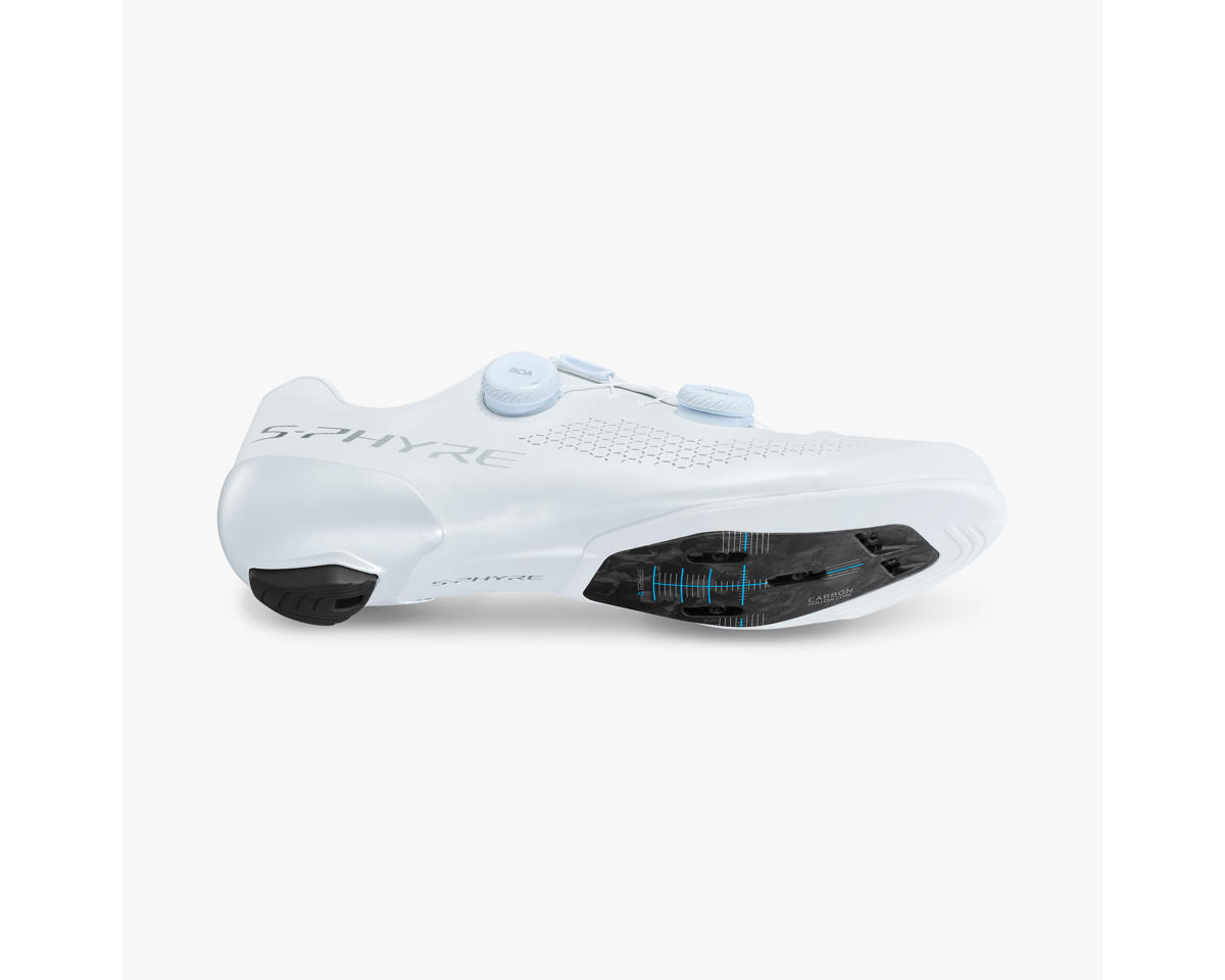 Shimano SH-RC910 S-PHYRE Road Bike Shoes (White) (42.5) (Wide)