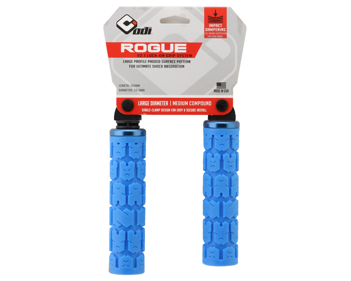 ODI Rogue V2.1 MTB Grips (Blue) (Lock-On)
