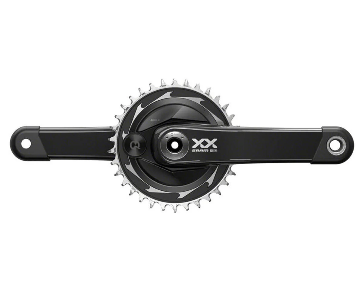 SRAM XX SL Eagle Transmission AXS Power Meter Groupset (Black/Silver) (T-Type) (175mm) (34T) (D2) (1 x 12 Speed) (DUB) (55mm Chainline) (UDH)