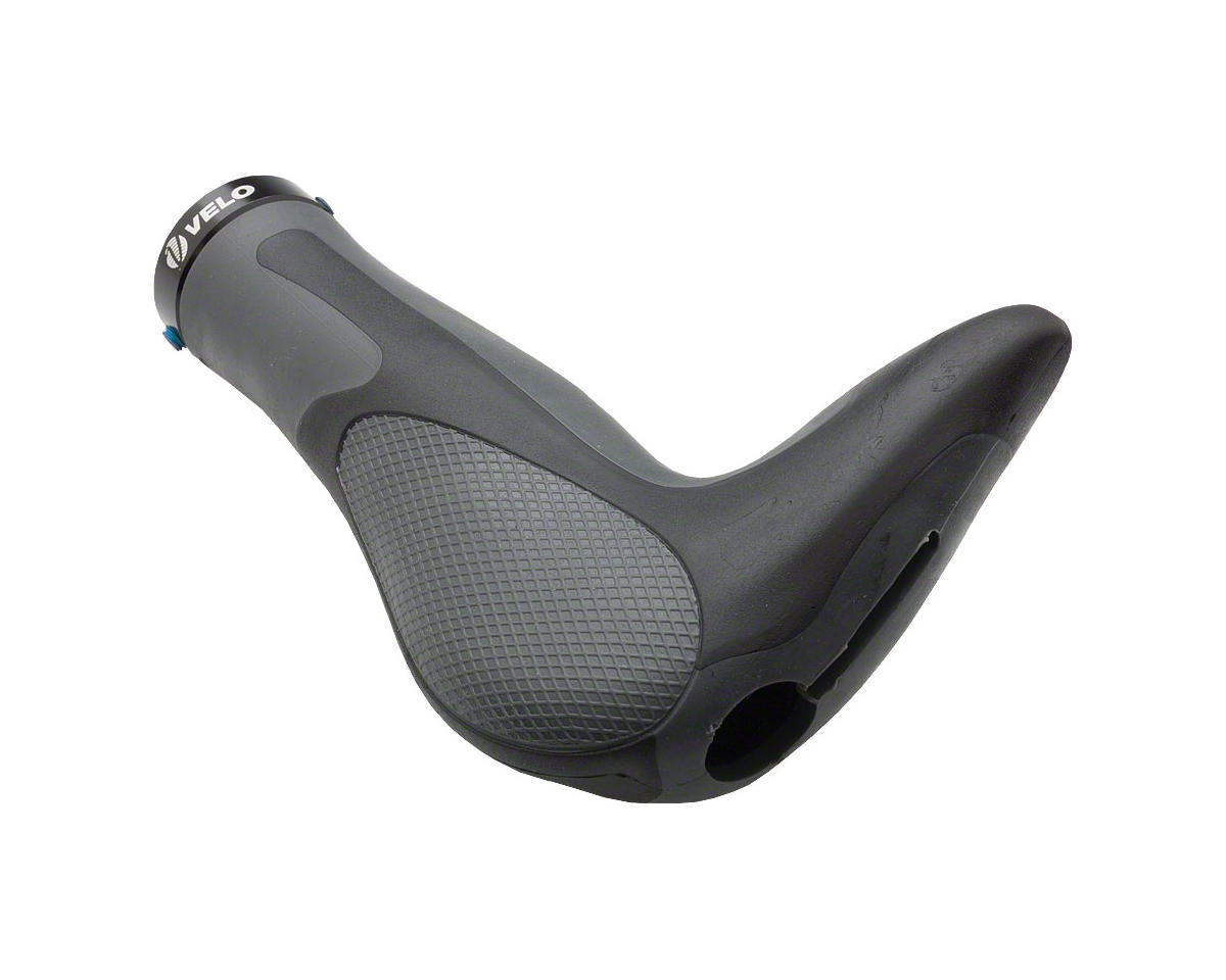 Velo Attune Lock-On Grips (Black/Grey) (Lock-On)