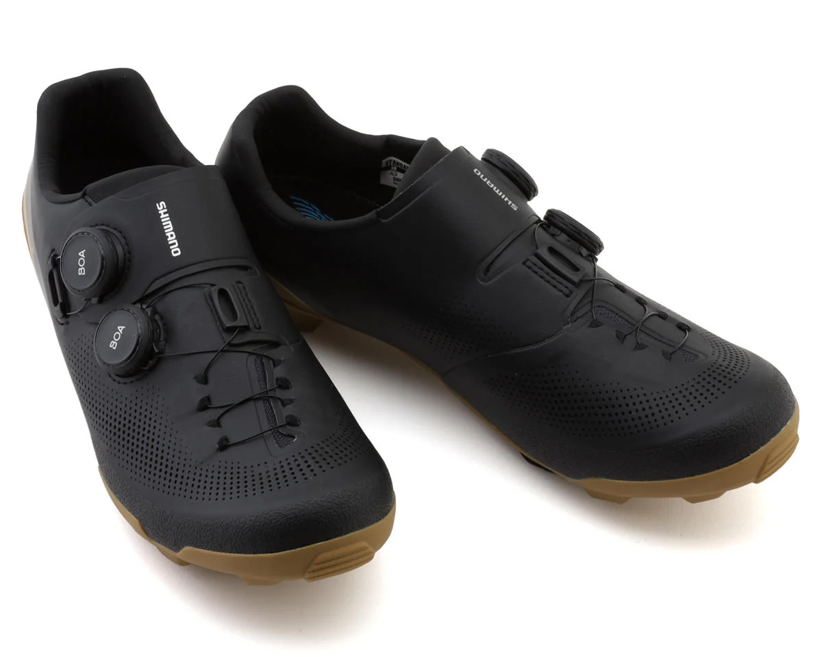 Shimano SH-RX710 Gravel Shoes (Black) (43) (w/ Cleat Pontoon)
