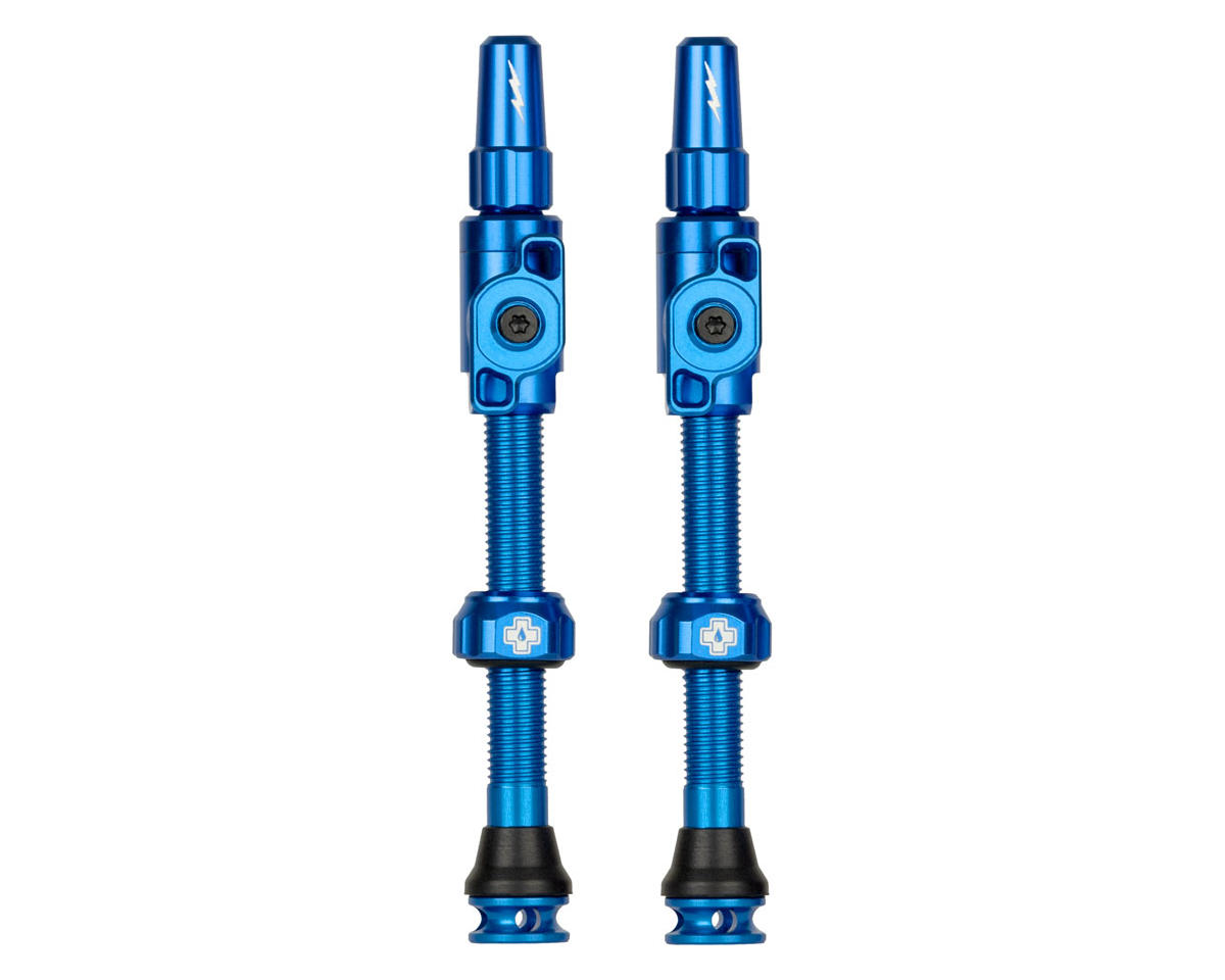 Muc-Off Big Bore Lite Tubeless Valves (Blue) (Large) (45mm)