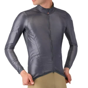 Castelli Aria Shell 2 Jacket (Dark Grey) (M)