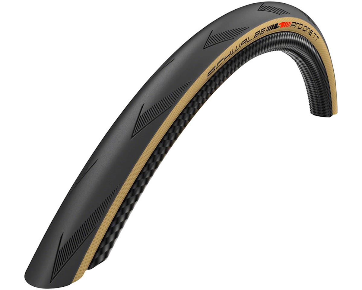 Schwalbe Pro One Tubeless TT Tire (Tan Wall) (700c) (25mm) (Addix Race)