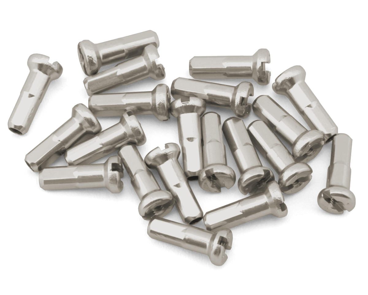 USA Brand 14g Brass Nipples (Silver) (Bag of 20)