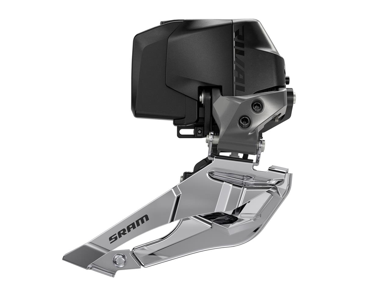 SRAM Rival eTap AXS Front Derailleur (Black/Silver) (2 x 12 Speed) (Braze-On) (Wide)