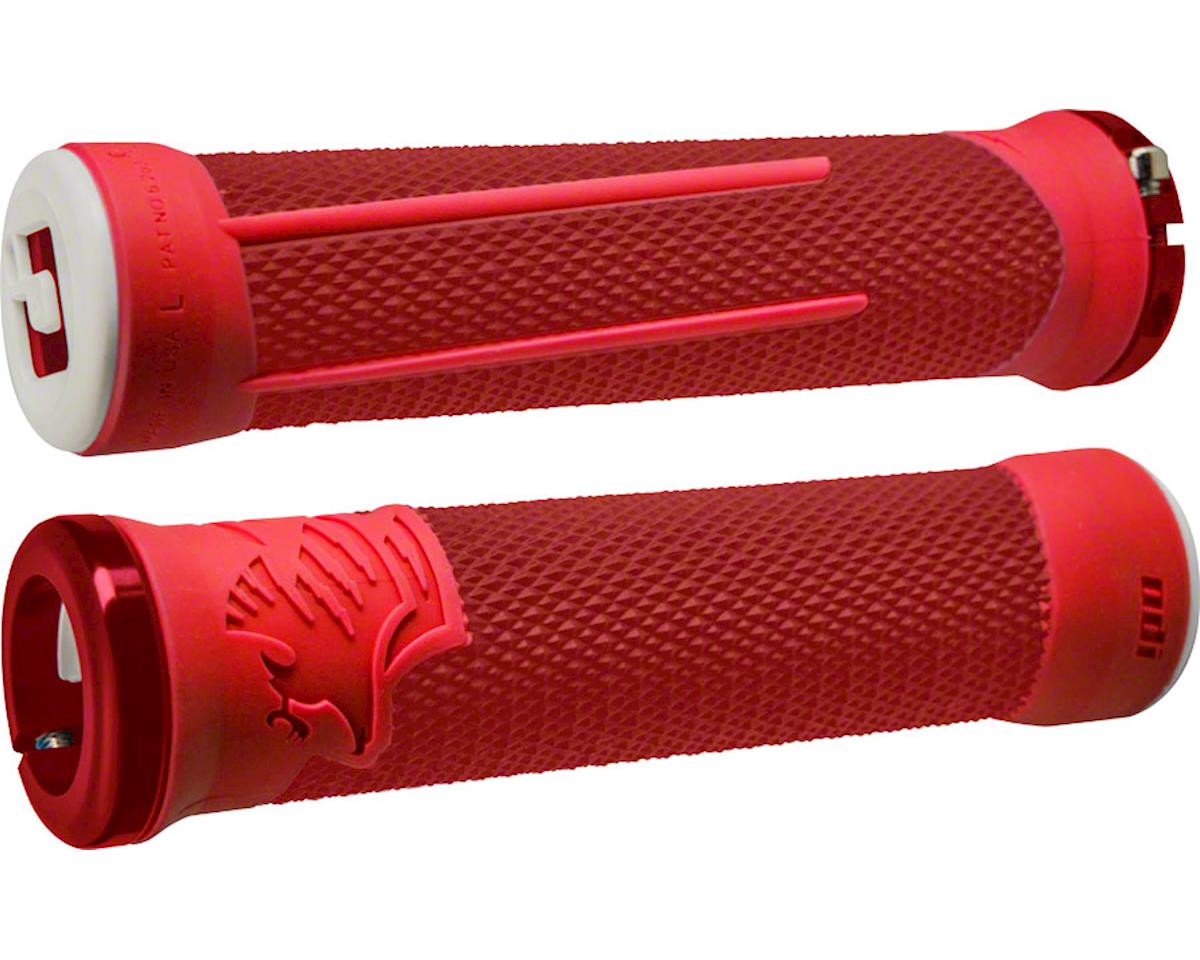 ODI AG2 Lock-On Grips (Red/Fire) (135mm)