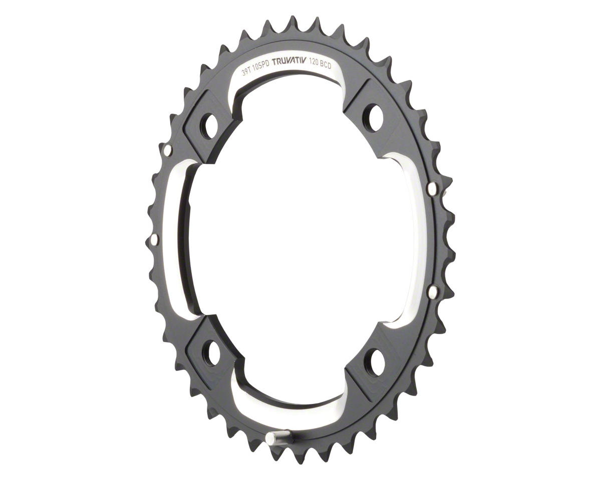 SRAM Truvativ X0/X9 Chainrings (Black) (2 x 10 Speed) (Outer) (For BB30) (39T) (120/80mm BCD)
