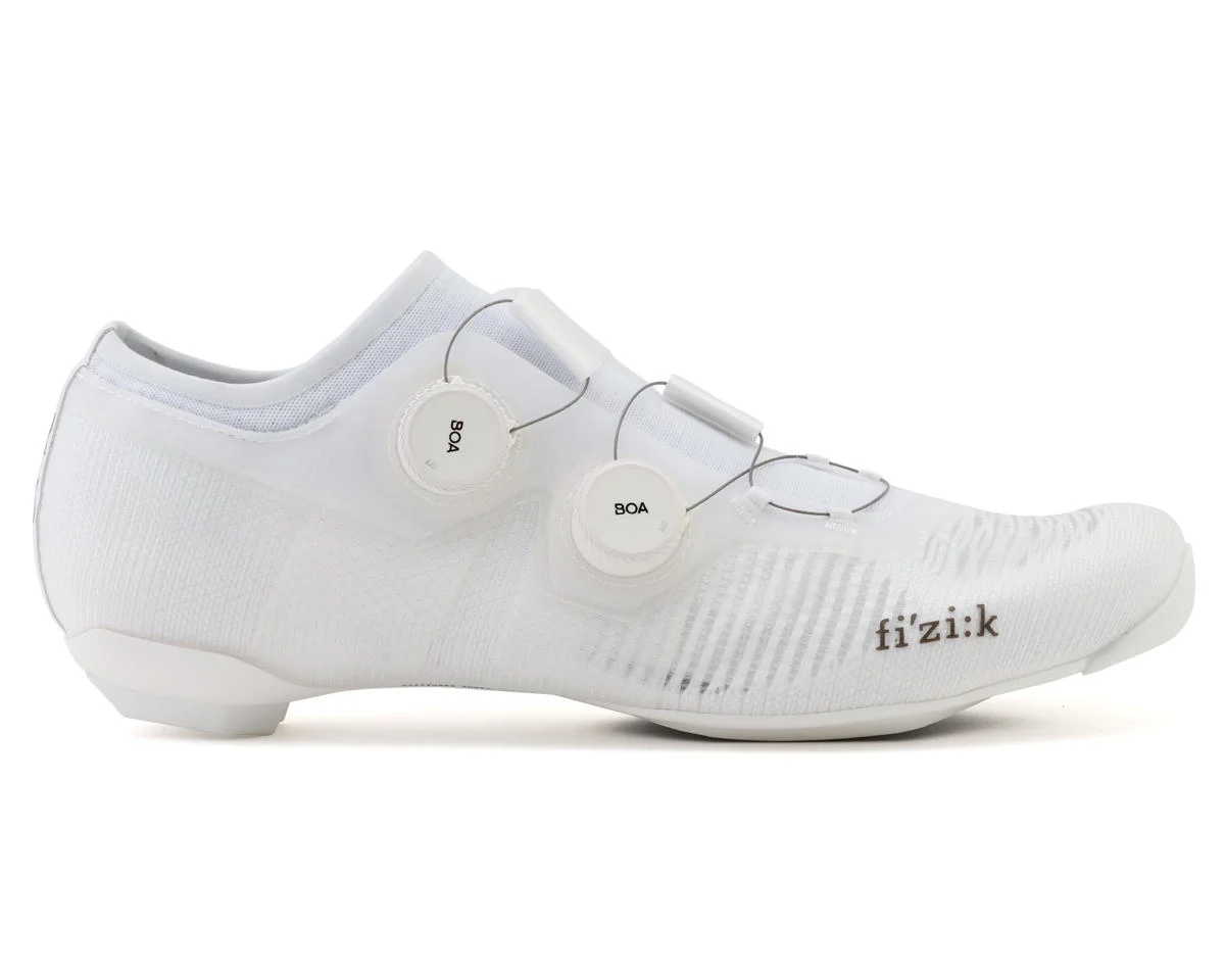 fizik Vega Carbon Road Shoes (White/White) (44.5)