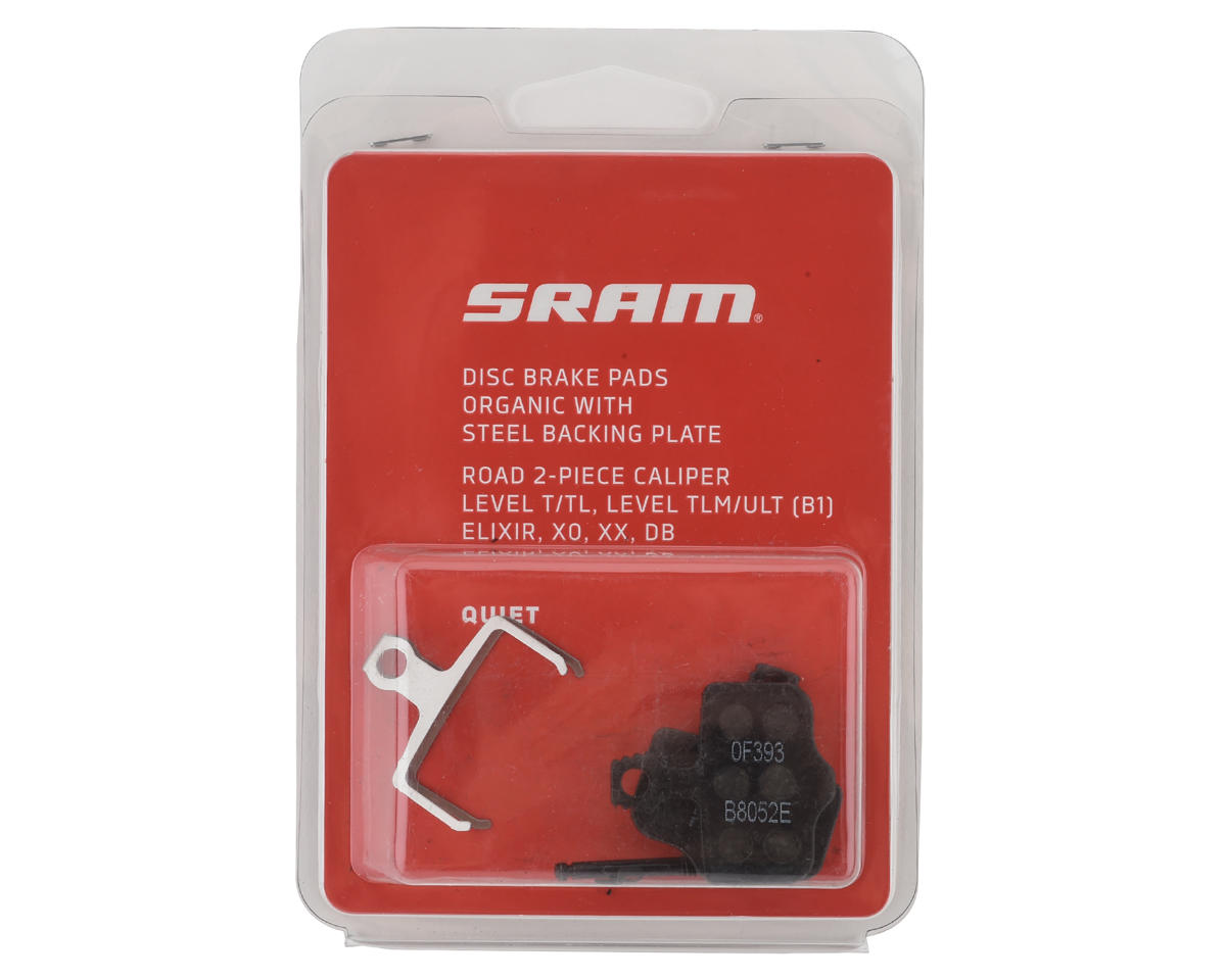 SRAM Rival AXS Disc Brake Pads (Organic) (Steel Back/Quiet) (1 Pair)