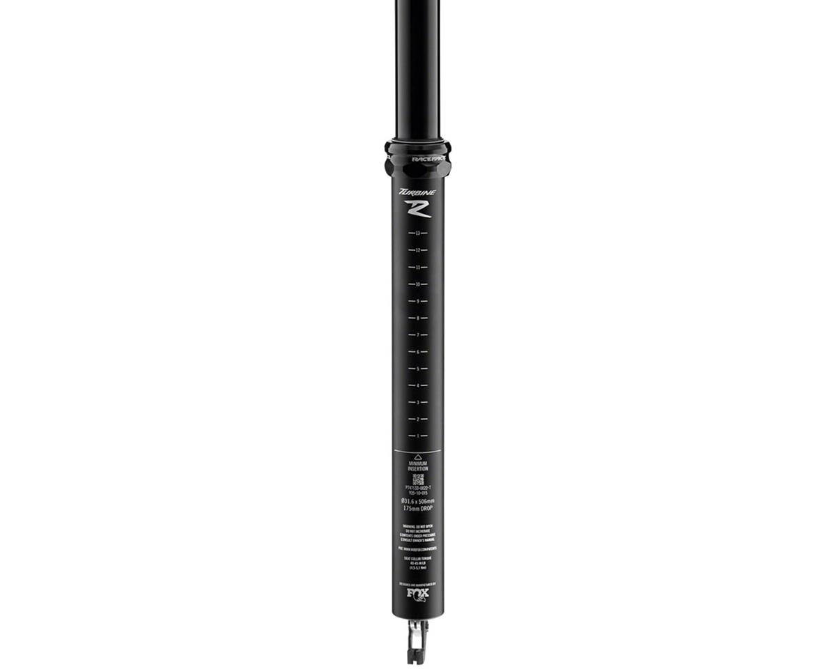 Race Face Turbine R Dropper Seatpost (Black) (30.9mm) (506mm) (175mm) (Internal Routing) (Remote Not Included)