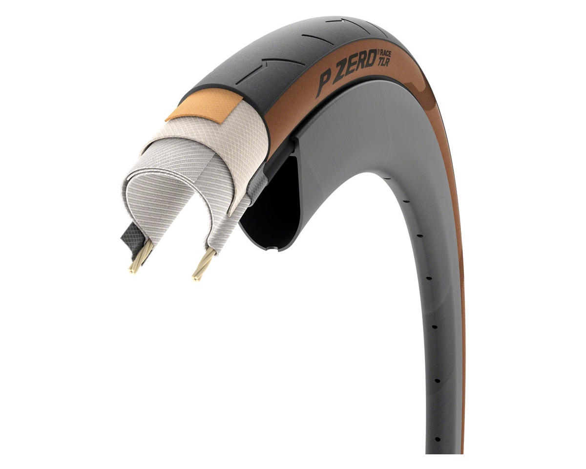 Pirelli P Zero Race TLR Tubeless Road Tire (Classic Tan) (700c) (30mm) (SmartEVO/SpeedCore)