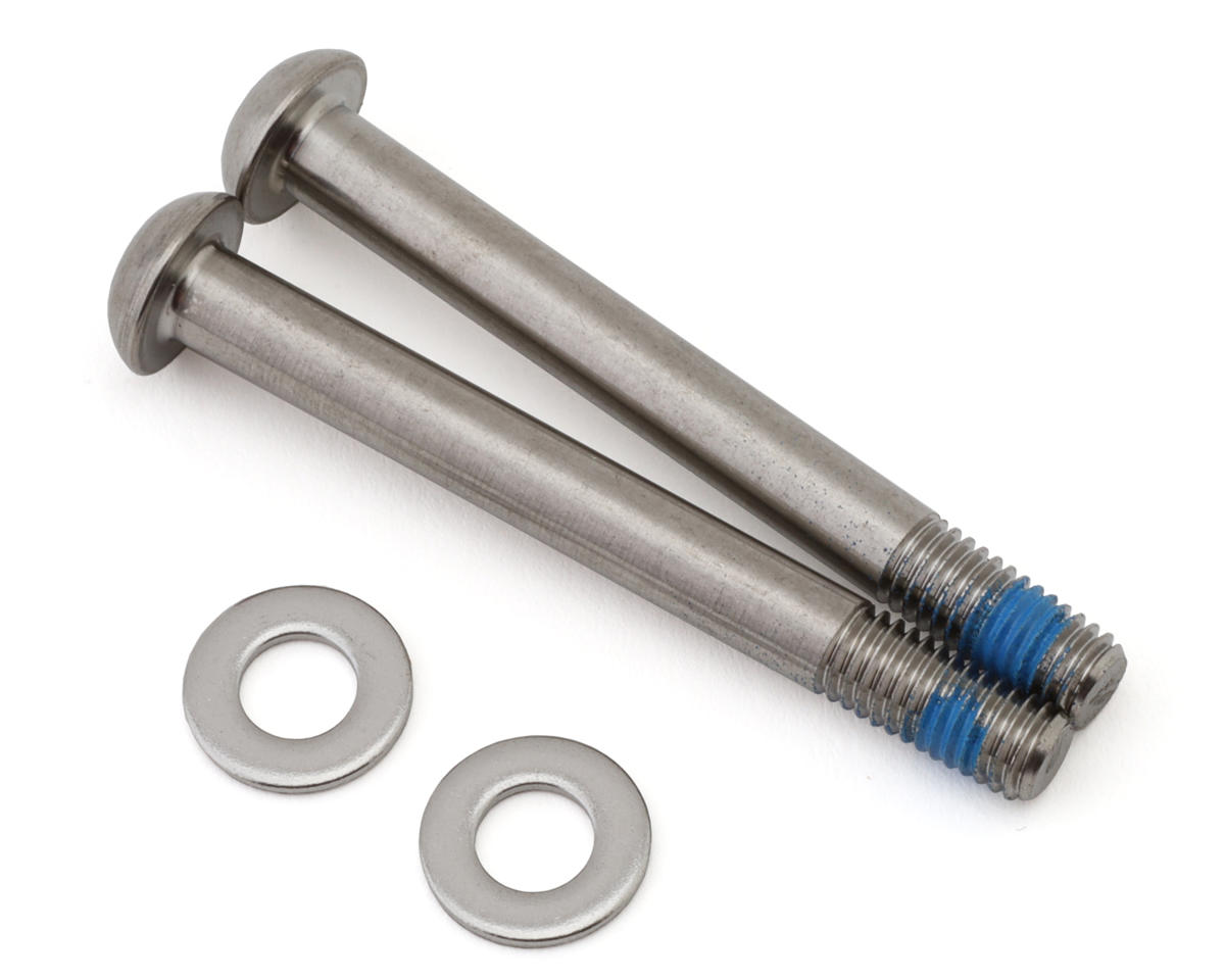 SRAM & Avid Flat Mount Caliper Bracket Bolts (Silver) (T25) (Pair) (47mm) (Titanium)