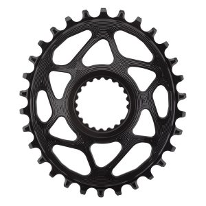 Absolute Black Shimano Direct Mount Oval Chainring (Black) (1 x 12 Speed) (Single) (30T) (3mm Offset)