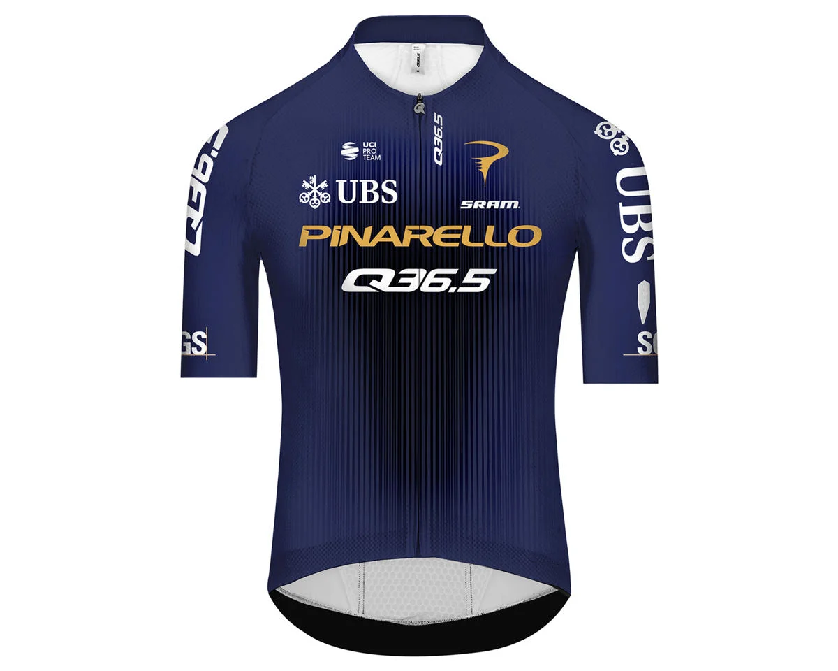 Q36.5 Gregarius Clima Pinarello-Q36.5 Pro Cycling Team Edition Jersey (Blue) (L)