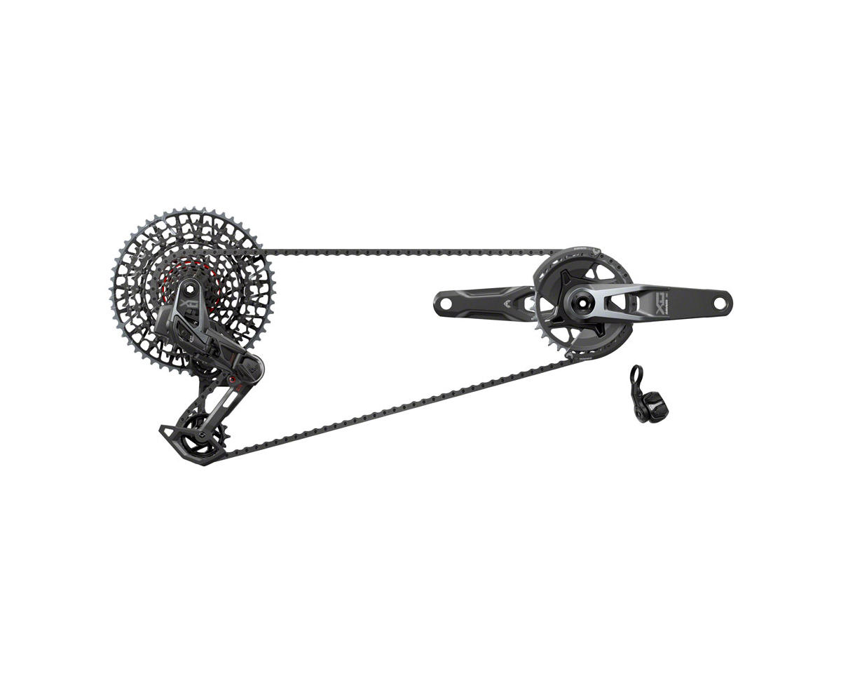 SRAM XO T-Type Eagle V2 Transmission AXS Groupset (Dark Polar) (D2) (165mm) (32T) (DUB) (1 x 12 Speed) (55mm Chainline) (UDH)