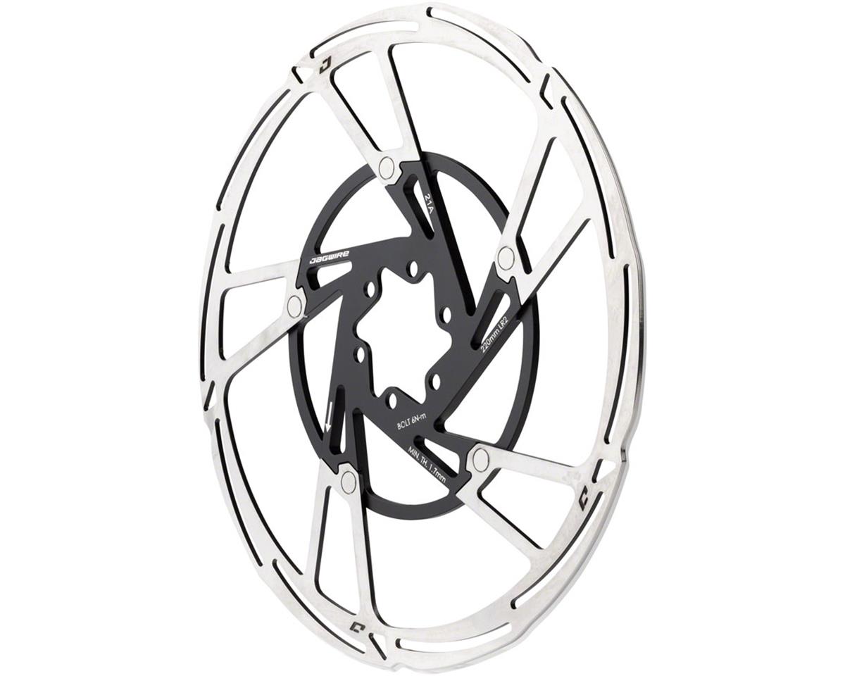 Jagwire Pro LR2 Disc Brake Rotor (Silver/Black) (6-Bolt) (220mm)