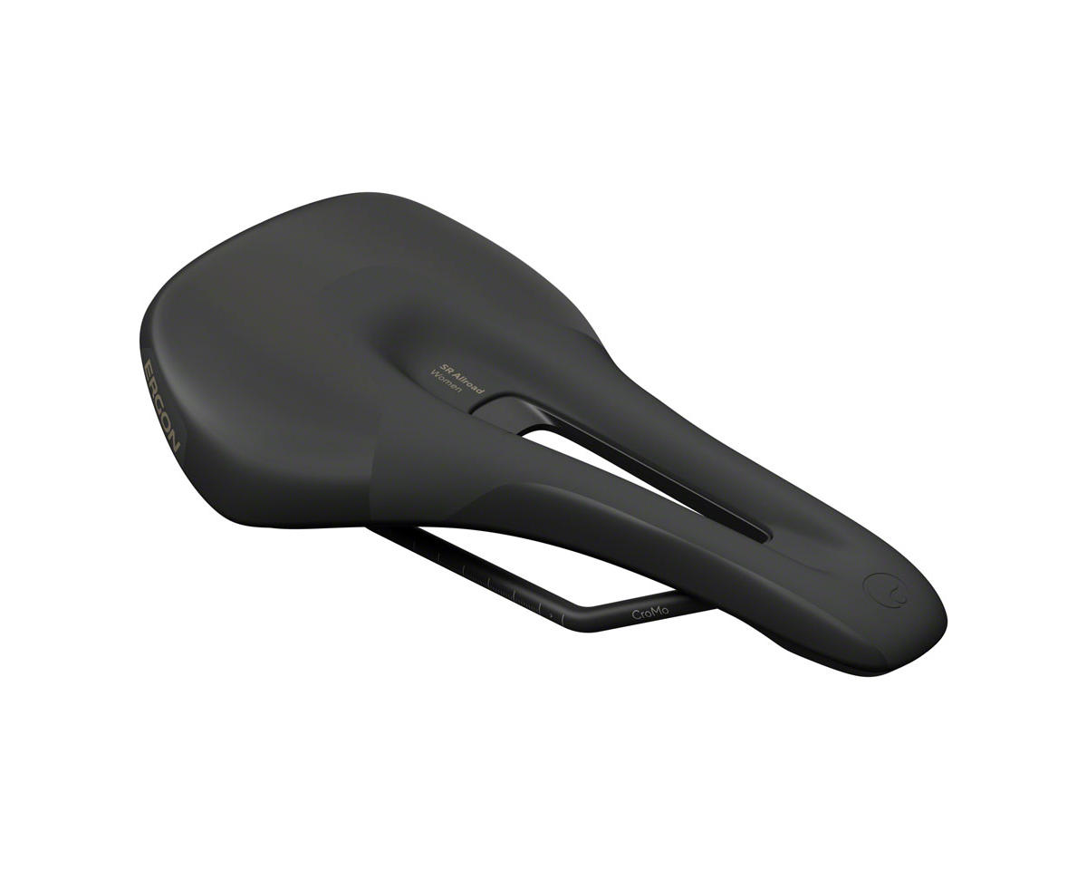 Ergon Women’s SR Allroad Saddle (Black) (Chromoly Rails) (M/L)