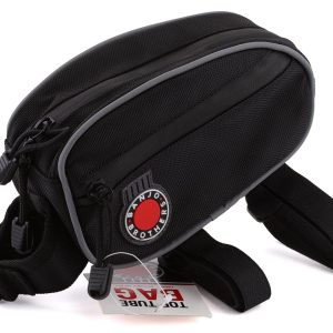 Banjo Brothers Top Tube Bag (Black) (Large) (1.1L)