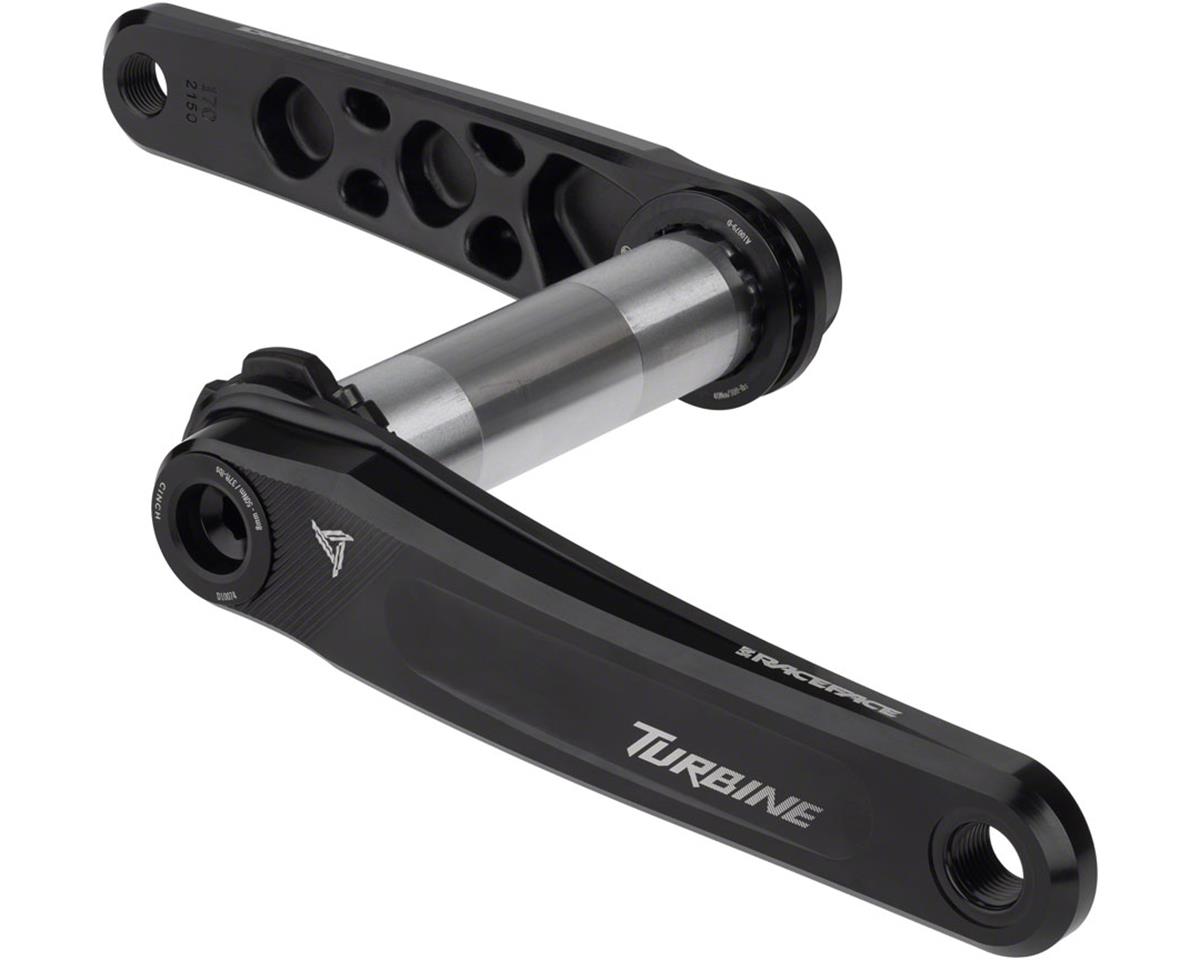 Race Face Turbine Crankset (Black) (Direct Mount) (143mm Spindle w/CINCH Interface) (175mm) (7050 Aluminum)