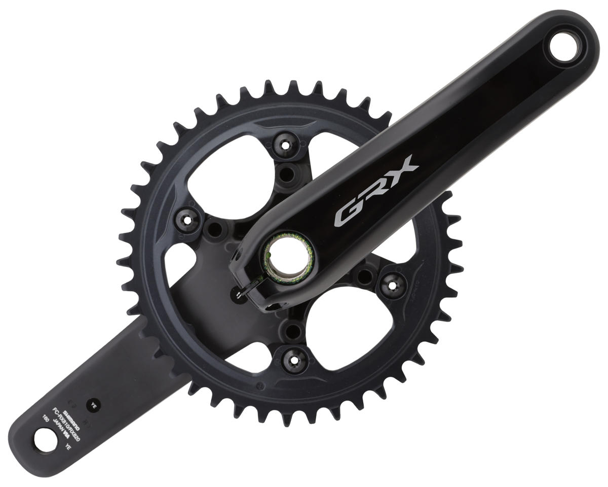 Shimano GRX RX820-1 Crankset (Black) (1 x 12 Speed) (Hollowtech II) (160mm) (42T)