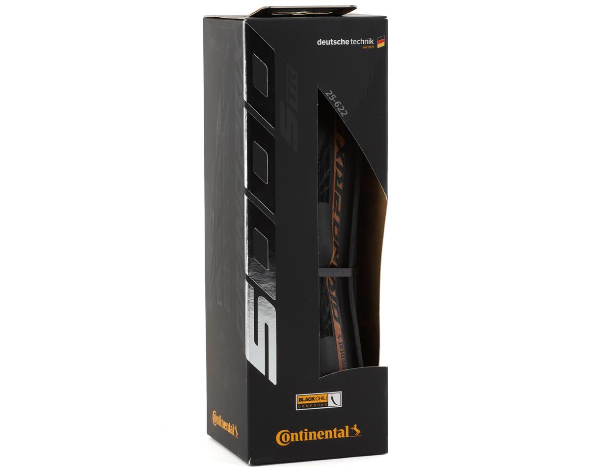 Continental Grand Prix 5000 S TR Tubeless Tire (Black/Transparent) (700c) (25mm) (BlackChili/TR)