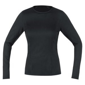 Gore Wear M Base Layer Long Sleeve Shirt (Black) (Women’s) (L)