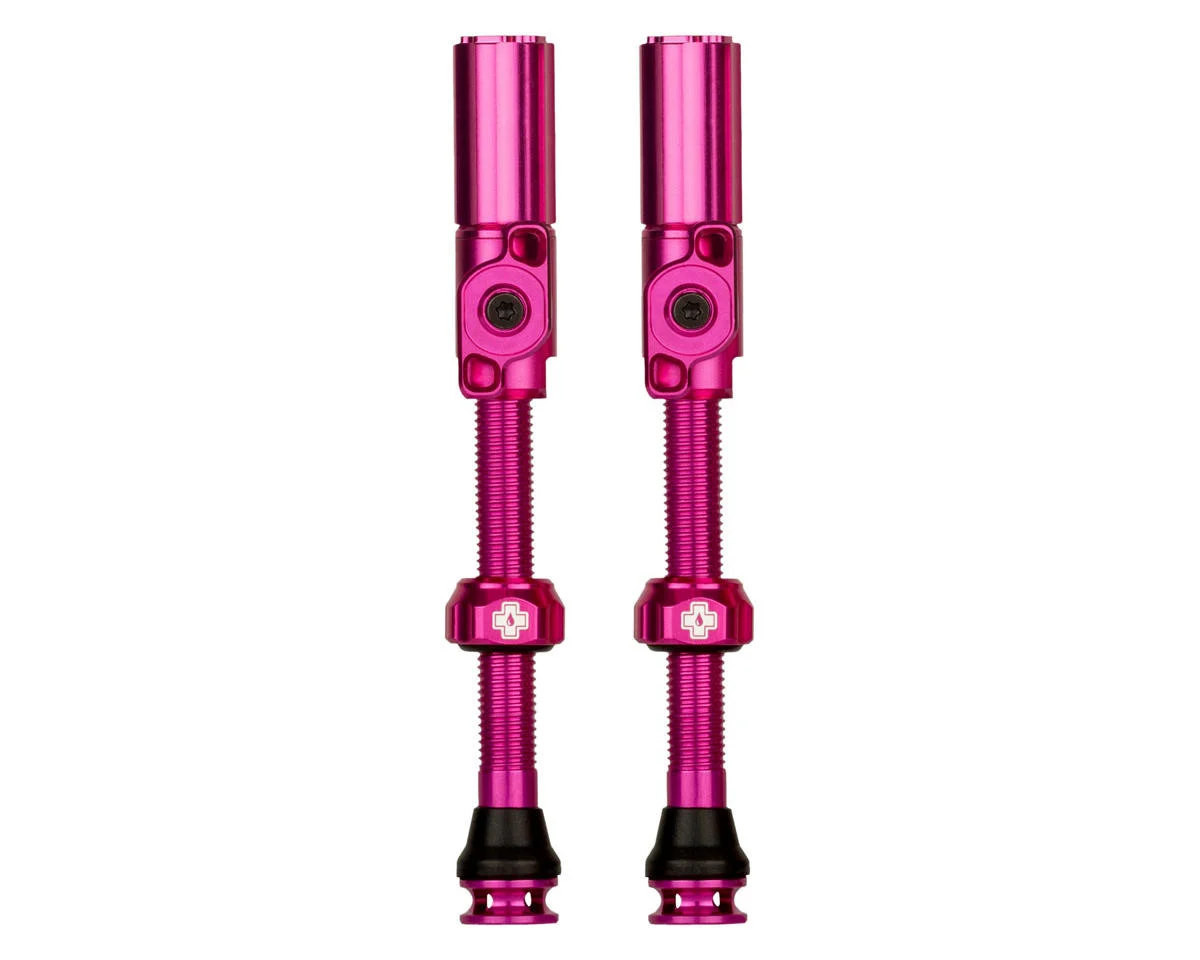 Muc-Off Big Bore Hybrid Tubeless Valves (Pink) (Pair) (Large) (45mm)
