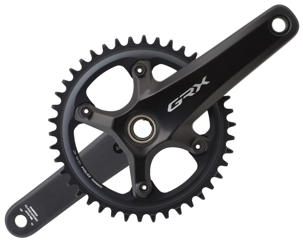 Shimano GRX RX820-1 Crankset (Black) (1 x 12 Speed) (Hollowtech II) (160mm) (42T)