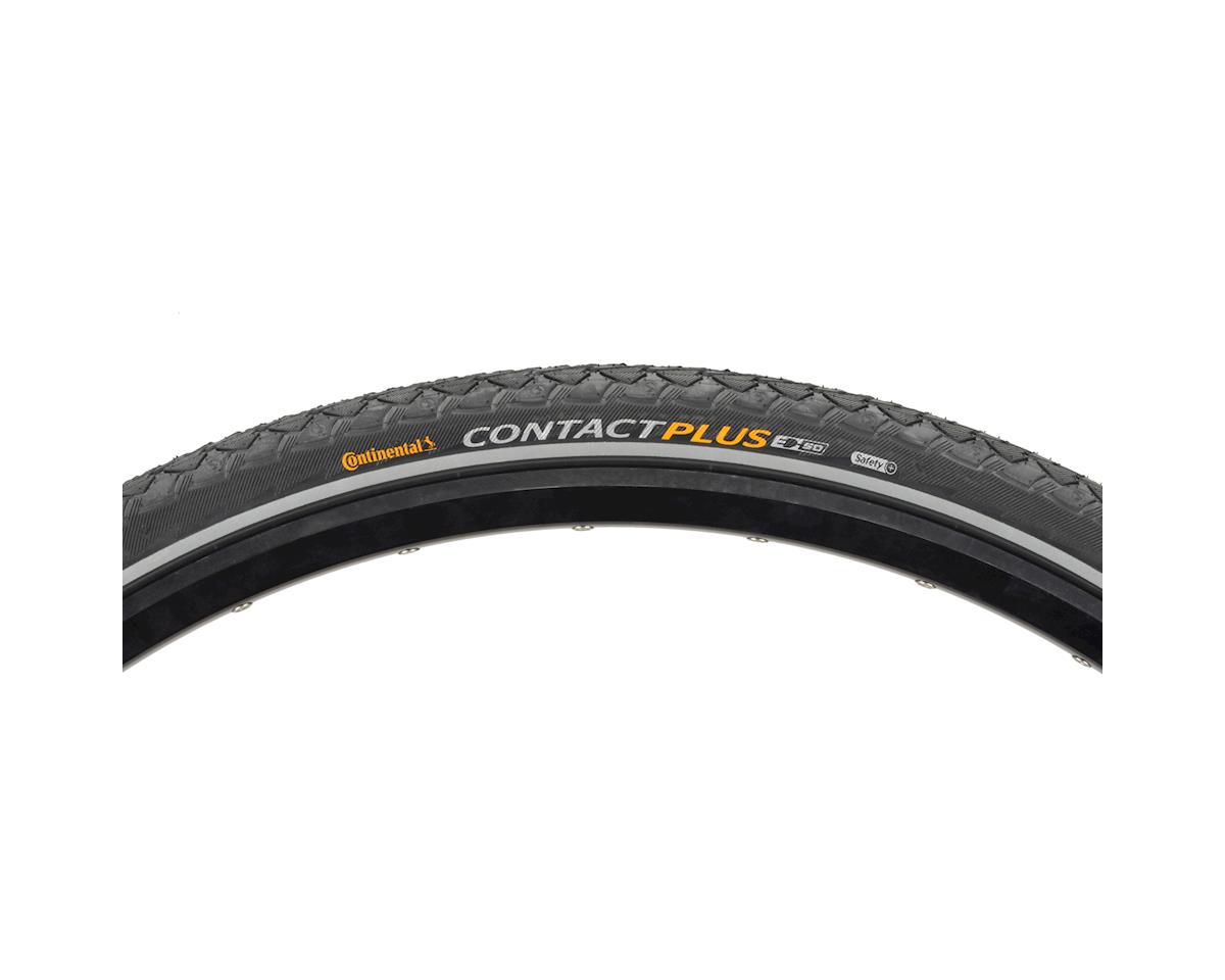 Continental Contact Plus City Tire (Black/Reflex) (700c) (32mm) (Wire) (SafetyPlus Breaker) (E50)