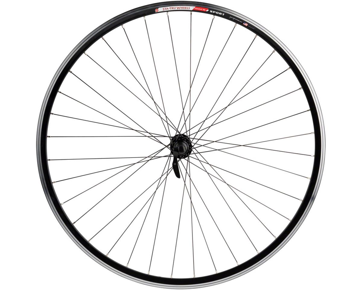 Sta-Tru Sport Rear Road Wheel (Black) (Shimano HG) (QR x 130mm) (700c)