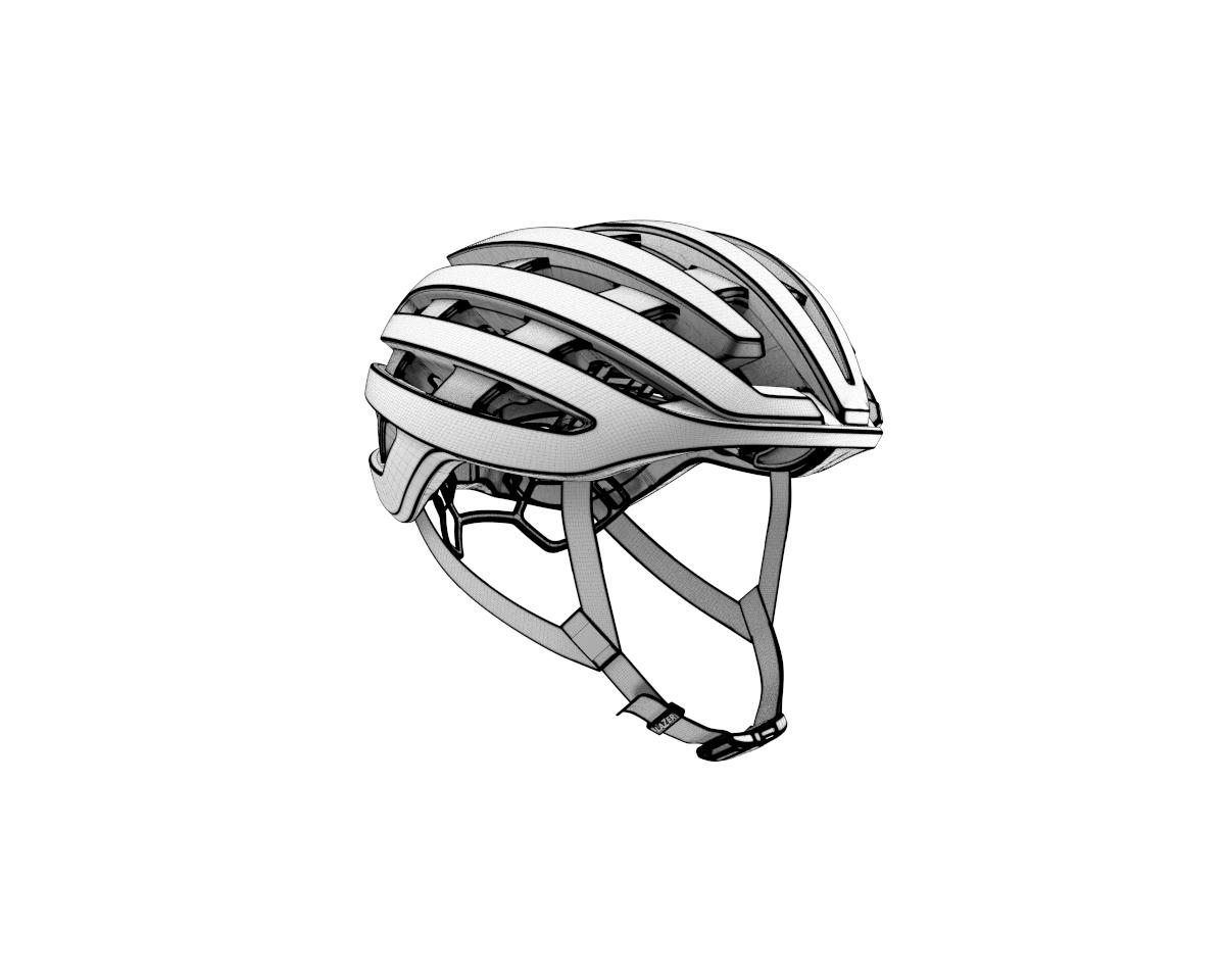 Lazer Z1 KinetiCore Road Helmet (Matte Full White) (L)