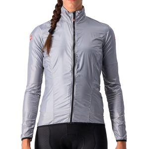 Castelli Aria Women’s Shell Jacket (Silver Grey) (L)